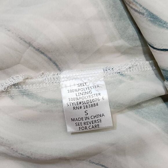 Sweet Lemon Marble Print Halter Maxi Dress Women’s Small Open Back NWT - Picture 6 of 8